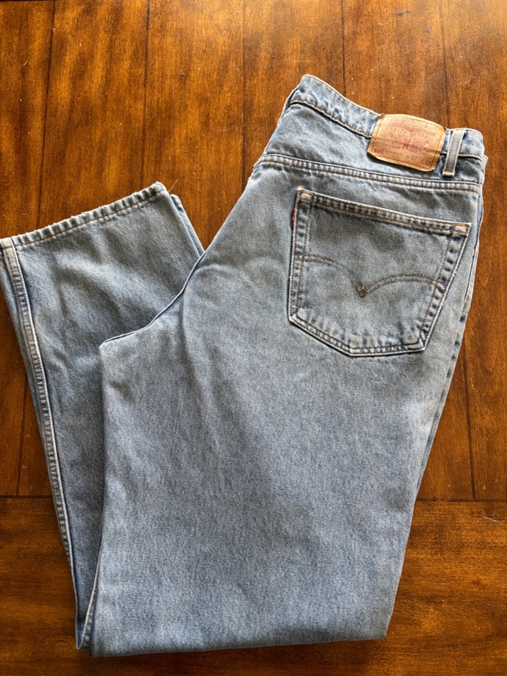 Levi's Light Blue Relaxed Fit Men's Jeans 42x32